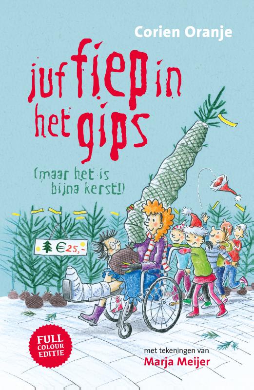 Juf Fiep in het gips